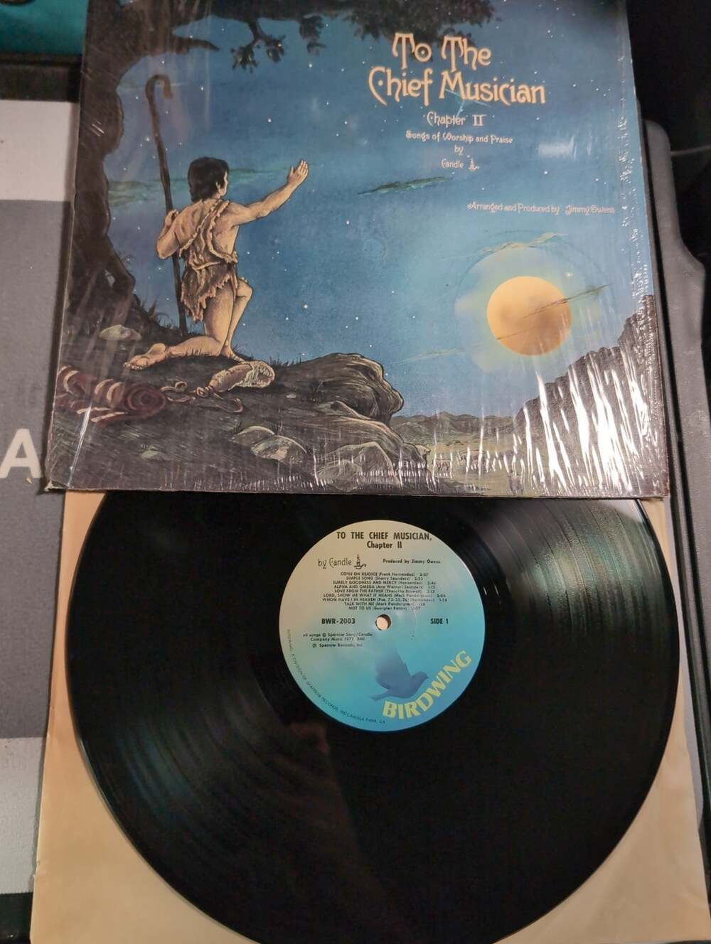 TO CHIEF MUSICIAN CAPTER 2 SONGS OF WORSHIP & PRAISE BY CANDLE RECORD LP Shrinkw